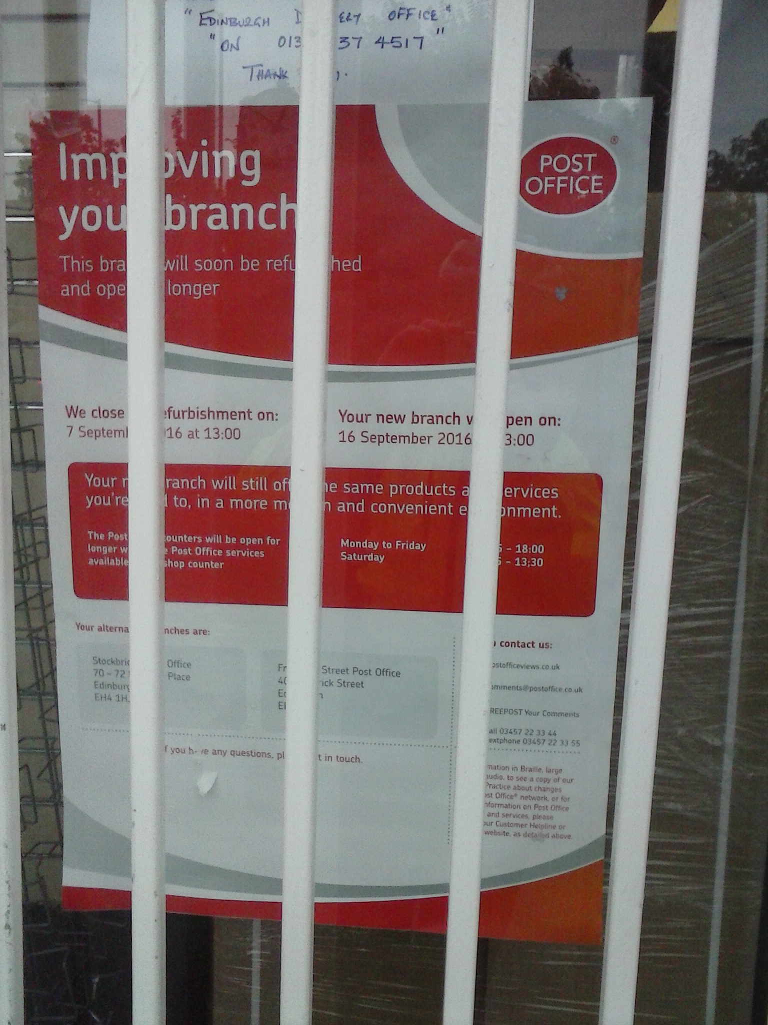 POST OFFICE CLOSURE IS AN IMPROVEMENT Broughton Spurtle