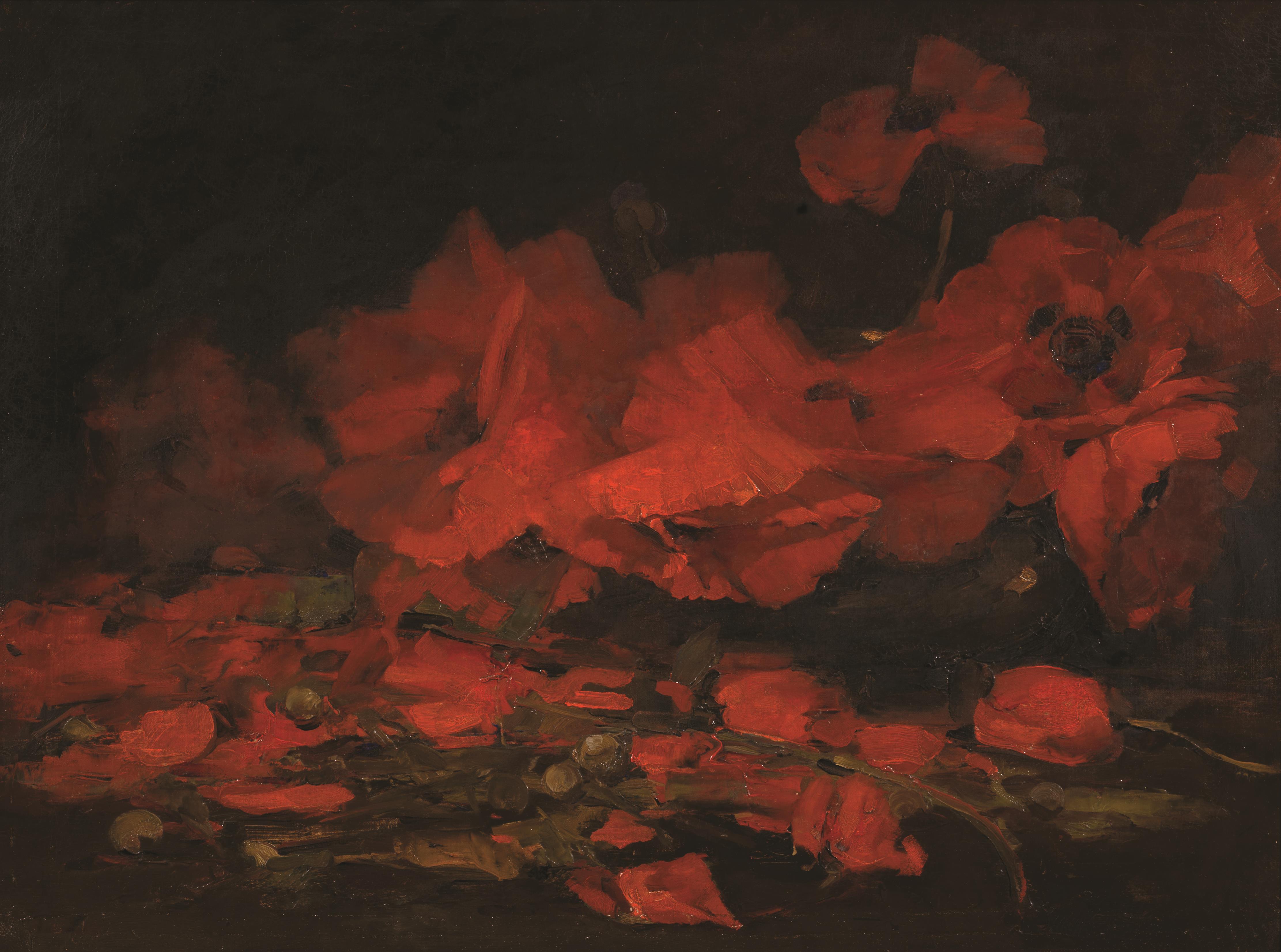Red Poppies Painting  Arthur Melville Oil Paintings