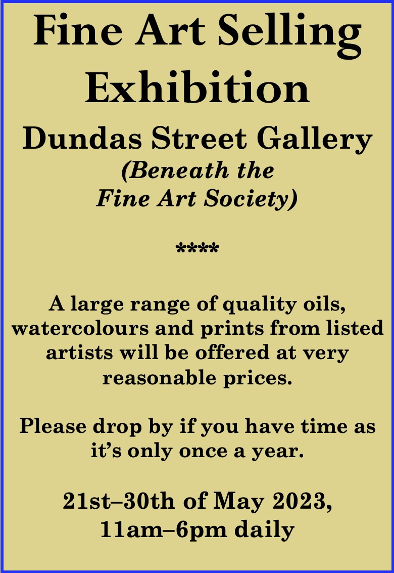 Exhibition at Dundas Street Gallery