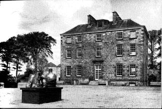 Black-and-white photograph of Inverleith House exterior.