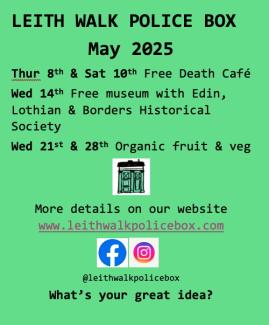 LEITH WALK POLICE BOX ADVERT