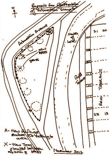 Restoration of the Arboretum Triangle