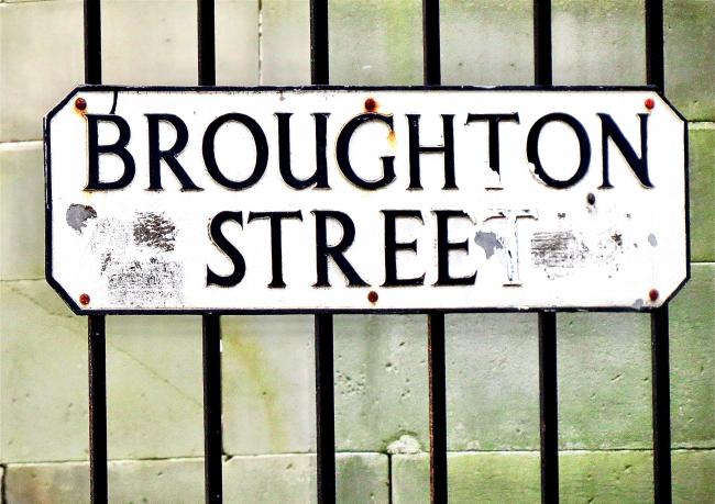 Broughton Street sign